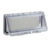 Imagem de Plastic window with hinged transparent cover. IP 65 L78xW130xD25mm.