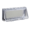 Imagem de Plastic window with hinged transparent cover. IP 65 L78xW130xD25mm.