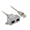 Imagem de Modbus derivacao T  com cabo integrado - 1 m - 1xRJ 45 macho e 2xRJ45 femea