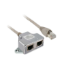 Imagem de Modbus derivacao T  com cabo integrado - 1 m - 1xRJ 45 macho e 2xRJ45 femea