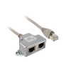 Imagem de Modbus derivacao T  com cabo integrado - 1 m - 1xRJ 45 macho e 2xRJ45 femea