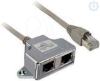 Imagem de Modbus derivacao T  com cabo integrado - 1 m - 1xRJ 45 macho e 2xRJ45 femea