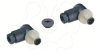 Imagem de Kit montagem cabos para EtherCAT cables-2 conectores machoM12 4 pin+cap M12