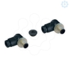 Imagem de Kit montagem cabos para EtherCAT cables-2 conectores machoM12 4 pin+cap M12