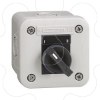 Imagem de Estacao de controlo xal-e - selector interruptor 2 posiciones - blanco - 1 no + 1 nc - o-i