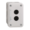 Imagem de Estacao de controlo vazia - cinzento claro - 2 recortes - ip54 - para xb7 o 22 mm