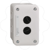 Imagem de Estacao de controlo vazia - cinzento claro - 2 recortes - ip54 - para xb7 o 22 mm