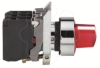 Imagem de Interruptor selector iluminado vermelho o 22 manipulo 2 posic. - 24 v - 1no+1nc