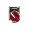 Imagem de Interruptor selector iluminado vermelho o 22 manipulo 2 posic. - 24 v - 1no+1nc