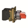 Imagem de Interruptor selector iluminado vermelho o 22 manipulo 2 posic. - 240 v - 1no+1nc