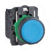 Imagem de Push button plastic flush azul o22 spring return unmarked 1 no