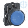 Imagem de Push button plastic flush azul o22 spring return unmarked 1 no