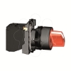 Imagem de Interruptor selector iluminado vermelho o 22 manipulo 2 posic. - 24 v - 1no+1nc
