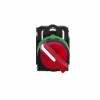 Imagem de Interruptor selector iluminado vermelho o 22 manipulo 2 posic. - 24 v - 1no+1nc