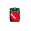Imagem de Interruptor selector iluminado vermelho o 22 manipulo 2 posic. - 240 v - 1no+1nc