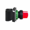 Imagem de Interruptor selector iluminado vermelho o 22 manipulo 2 posic. - 240 v - 1no+1nc