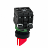 Imagem de Interruptor selector iluminado vermelho o 22 manipulo 2 posic. - 240 v - 1no+1nc