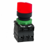 Imagem de Interruptor selector iluminado vermelho o 22 manipulo 2 posic. - 240 v - 1no+1nc