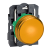Imagem de Sinalizador led - amarelo 24vca/cc c/ aro fix plastico