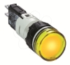 Imagem de Amarelo o16 luz piloto completo com led integral 12 ... 24v