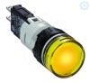 Imagem de Amarelo o16 luz piloto completo com led integral 12 ... 24v