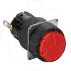 Imagem de Piloto rodada o16 luz - ip65 - vermelho - integrante led 24vdcpolarised - conector