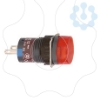 Imagem de Piloto rodada o16 luz - ip65 - vermelho - integrante led 24vdcpolarised - conector