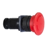 Imagem de Botao de emergencia O 22 - cabeca do cogumelo vermelho O40mm - virar para libertar 1NO+1NC