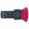 Imagem de Botao de emergencia O 22 - cabeca do cogumelo vermelho O40mm - virar para libertar 1NO+1NC