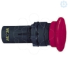 Imagem de Botao de emergencia O 22 - cabeca do cogumelo vermelho O40mm - virar para libertar 1NO+1NC