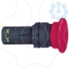 Imagem de Botao de emergencia O 22 - cabeca do cogumelo vermelho O40mm - virar para libertar 1NO+1NC