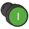Imagem de Pulsador rasante verde  no - 'i'