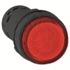 Imagem de Botao de pressao iluminado - botao de pressao com led - botao de pressao vermelho na 24v