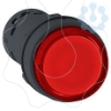 Imagem de Botao de pressao iluminado - botao de pressao com led - botao de pressao vermelho na 24v