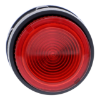 Imagem de Botao de pressao monolitico iluminado plastico vermelho o22 led integral retorno por mola 230...240 v ac 1 nao