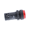 Imagem de Botao de pressao monolitico iluminado plastico vermelho o22 led integral retorno por mola 230...240 v ac 1 nao