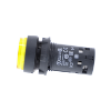 Imagem de Botao de pressao monolitico iluminado plastico amarelo o22 led integral retorno por mola 24 v ac/dc 1 nao
