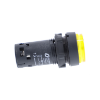 Imagem de Botao de pressao monolitico iluminado plastico amarelo o22 led integral retorno por mola 24 v ac/dc 1 nao