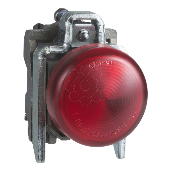 Imagem de Luz redonda O 22 - IP65 - vermelho - LED integrado - 240 V - olhais - ATEX