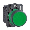 Imagem de Push button plastic flush verde o22 spring return unmarked 1 no