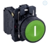 Imagem de Push button plastic flush verde o22 spring return marked i 1 no