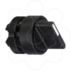 Imagem de Interruptor selector preto - 2 posicoes - pega padrao