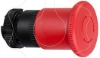 Imagem de O40 vermelho paragem de emergencia desligar o gatilho da cabeca e desbloqueio da curva de travamento