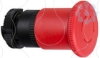 Imagem de O40 vermelho paragem de emergencia desligar o gatilho da cabeca e desbloqueio da curva de travamento