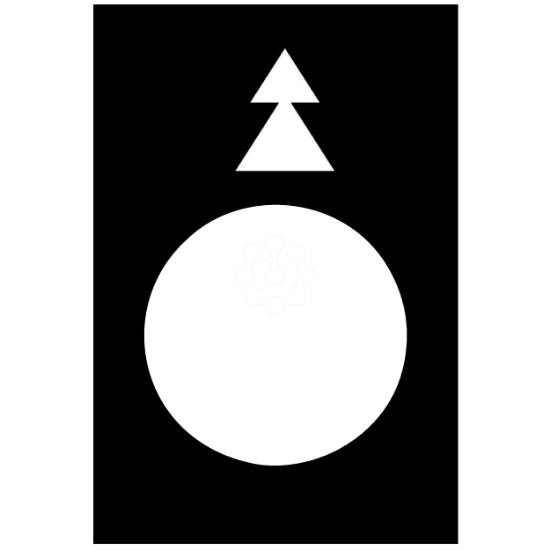 Imagem de Legenda   30 x 40 mm   preto      esquerda lento rapido