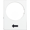 Imagem de Legenda   30 x 40 mm   branco     levantar ou direita lento