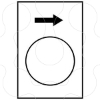 Imagem de Legenda   30 x 40 mm   branco     levantar ou direita lento