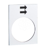 Imagem de Legenda   30 x 40 mm   branco     levantar ou direita rapido
