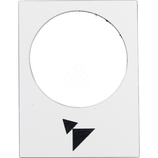 Imagem de Legenda   30 x 40 mm   branco    para a frente lento rapido