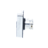 Imagem de Cabeca dupla de botao de pressao metal o22 1 branco flush marcado i + 1 preto flush marcado o
